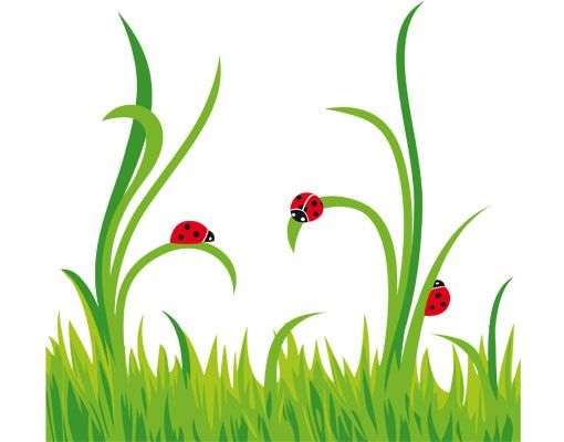 Vinduesklistermærker blomster Ladybird