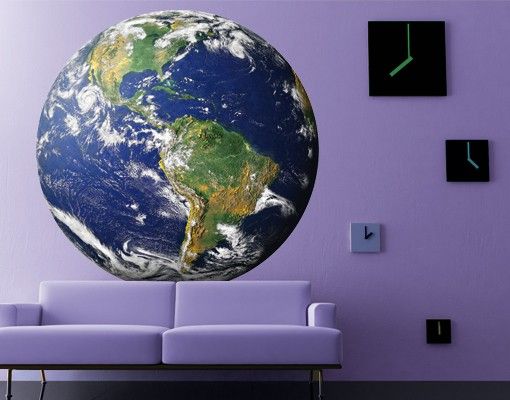 Wallstickers verdenskort No.823 The Earth
