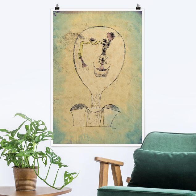 køkken dekorationer Paul Klee - The Bud of the Smile