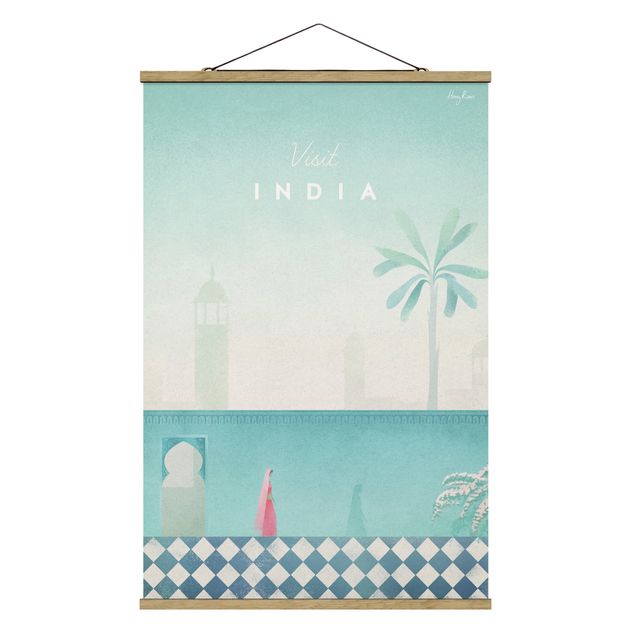 Billeder kunsttryk Travel Poster - India