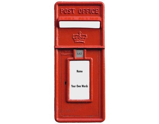 Wallstickers navne på byer No.580 Own Words Post Office