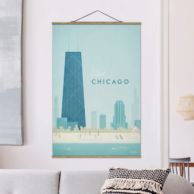 køkken dekorationer Travel Poster - Chicago