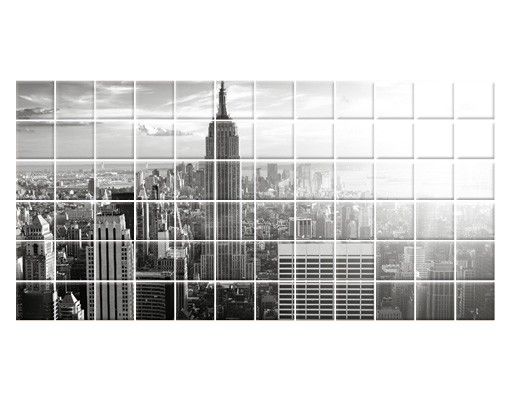 Flise klistermærker Manhattan Skyline