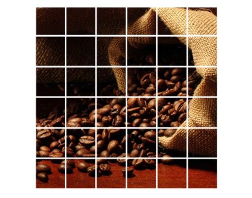 Flise klistermærker brun Dulcet Coffee