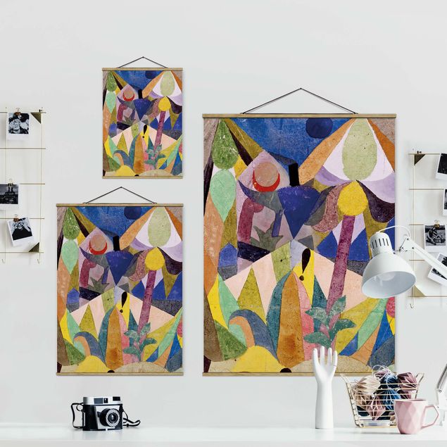 Billeder abstrakt Paul Klee - Mild tropical Landscape
