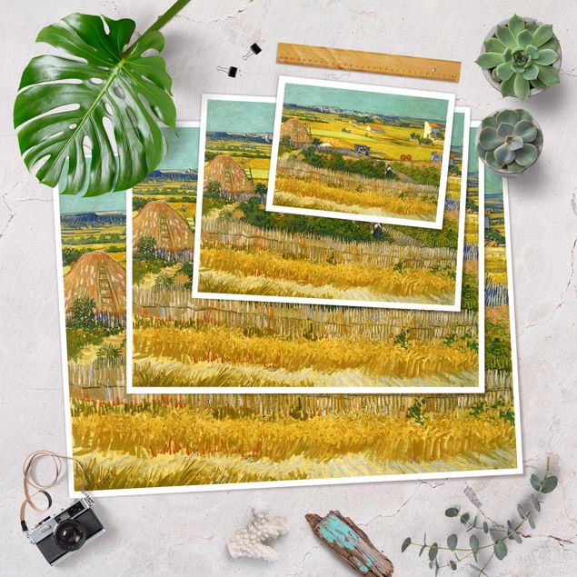 Plakater landskaber Vincent Van Gogh - The Harvest