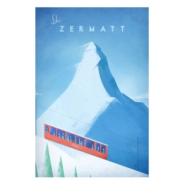 Billeder Schweiz Travel Poster - Zermatt