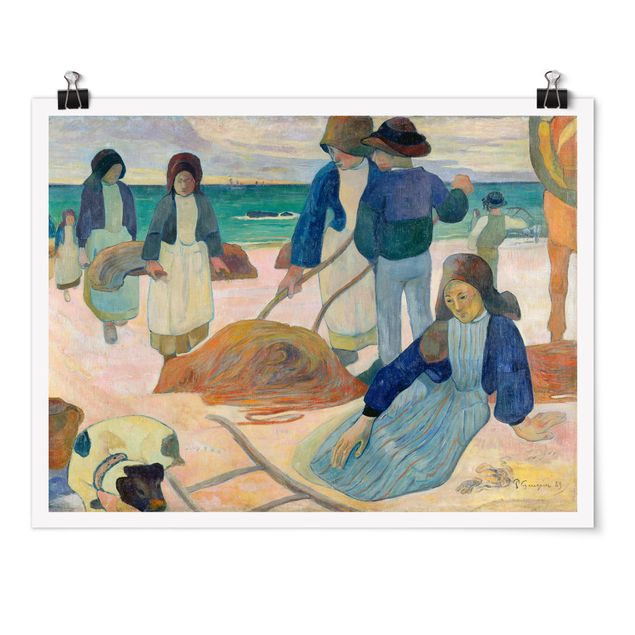 Plakater kunsttryk Paul Gauguin - The Kelp Gatherers (Ii)