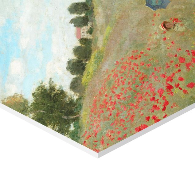 Billeder kunsttryk Claude Monet - Poppy Field Near Argenteuil