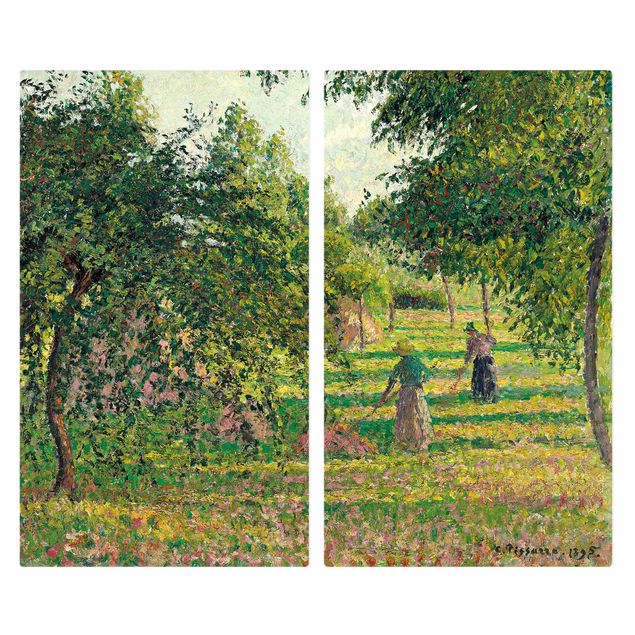 Kunst stilarter romantikken Camille Pissarro - Apple Trees And Tedders, Eragny