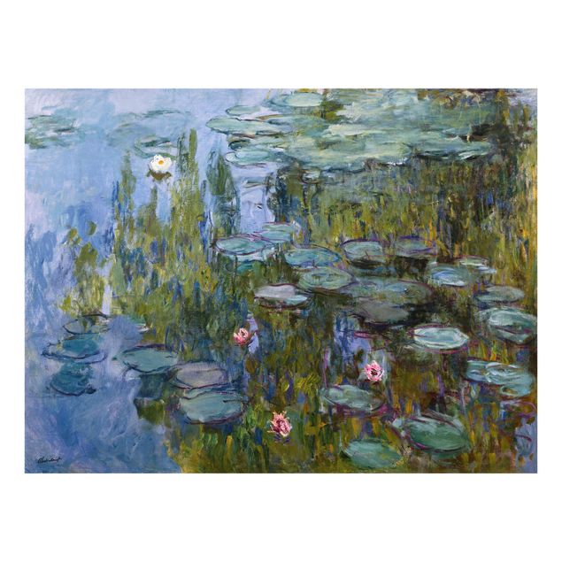 Stænkplader glas blomster Claude Monet - Water Lilies (Nympheas)