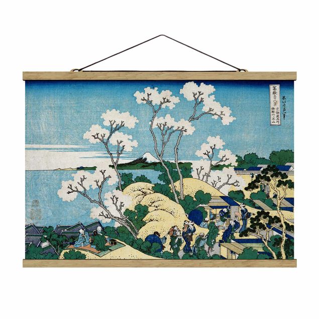 Billeder landskaber Katsushika Hokusai - The Fuji Of Gotenyama