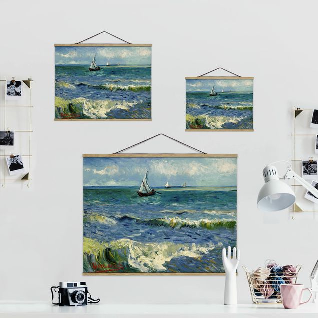 Billeder landskaber Vincent Van Gogh - Seascape Near Les Saintes-Maries-De-La-Mer