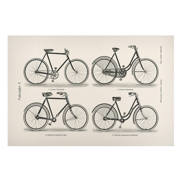 Billeder retro Vintage Poster Bicycles