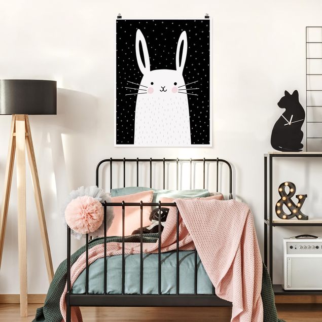 Plakater dyr Zoo With Patterns - Hase