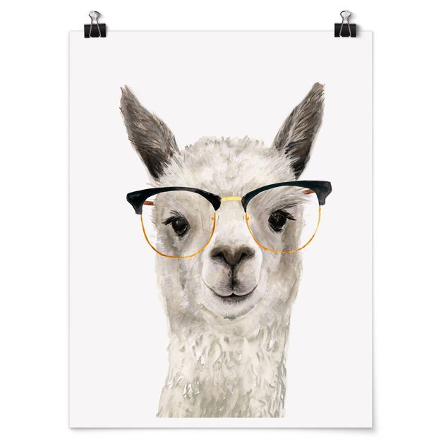 Billeder moderne Hip Lama With Glasses I