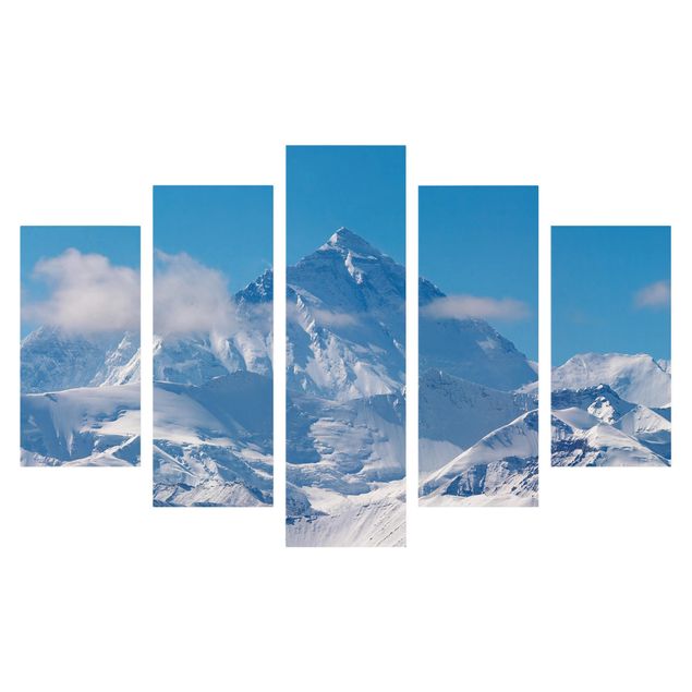 Billeder på lærred landskaber Mount Everest