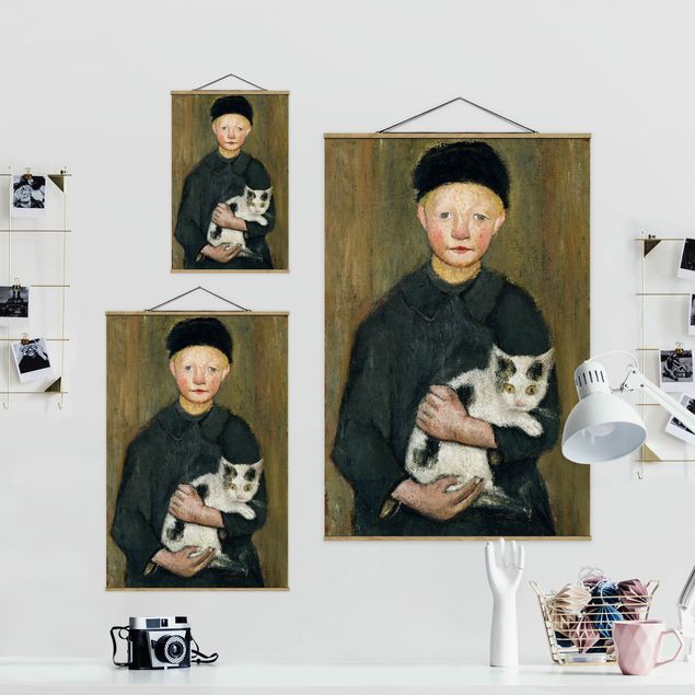 Billeder portræt Paula Modersohn-Becker - Boy with Cat