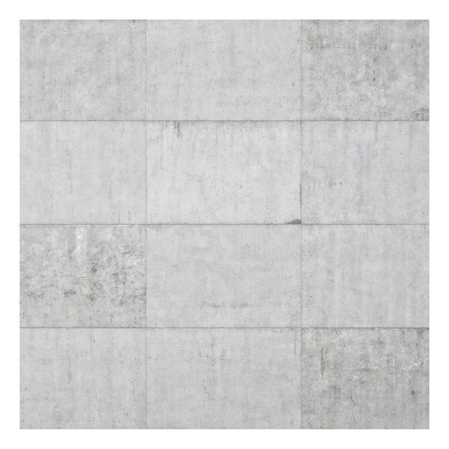 Stænkplader glas Concrete Tile Look Grey