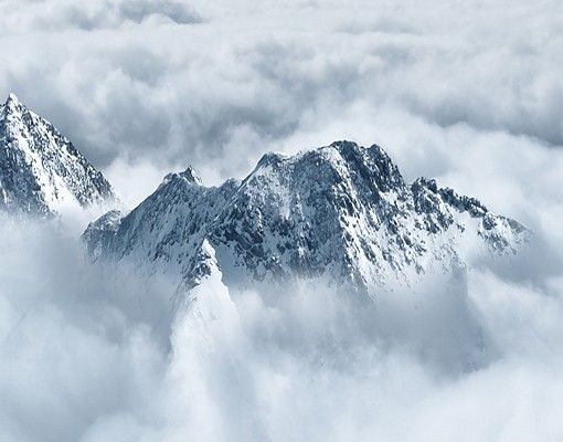 Flise klistermærker The Alps Above The Clouds