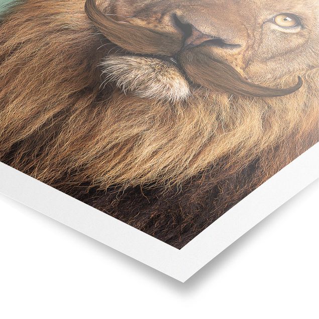Plakater dyr Lion With Beard