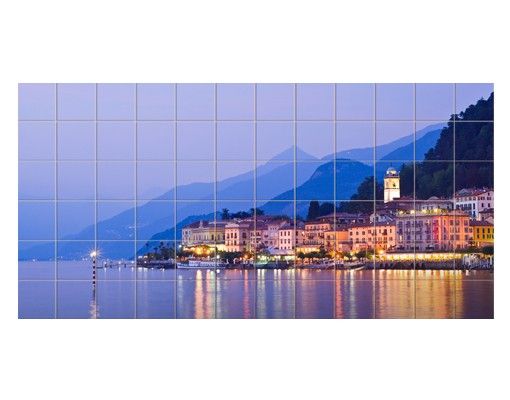 Flise klistermærker Bellagio On Lake Como