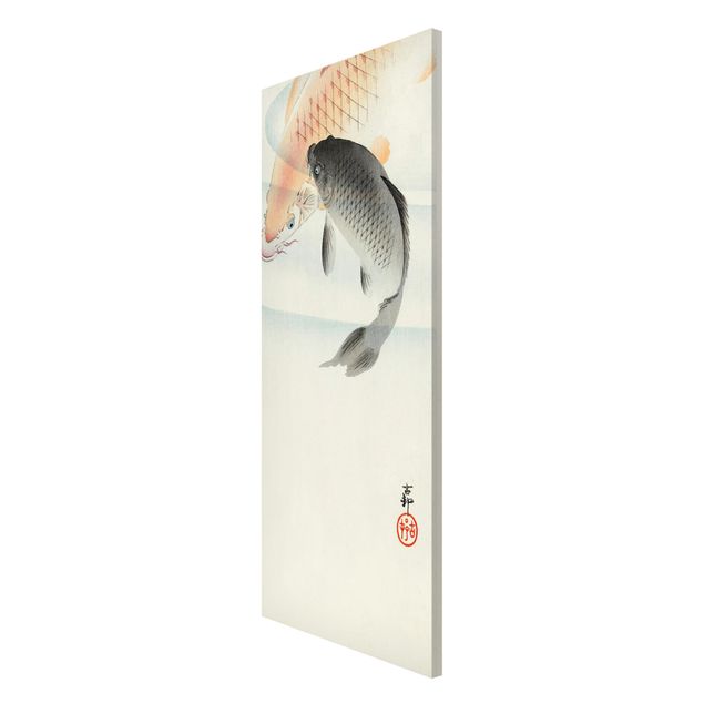 Magnettavler dyr Vintage Illustration Asian Fish L