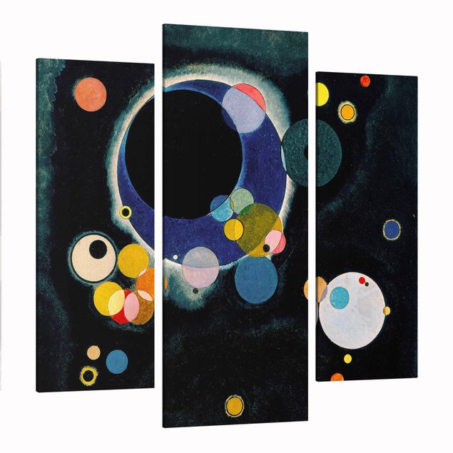 Billeder på lærred kunsttryk Wassily Kandinsky - Sketch Circles