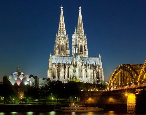 Flise klistermærker Cologne At Night