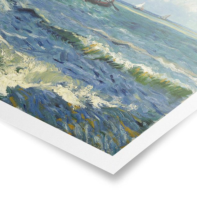 Kunst stilarter Vincent Van Gogh - Seascape Near Les Saintes-Maries-De-La-Mer