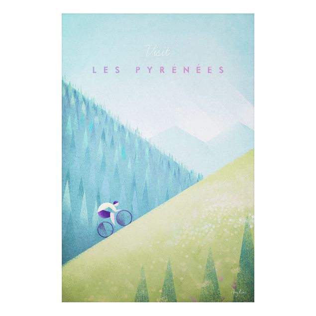 Billeder bjerge Travel Poster - The Pyrenees