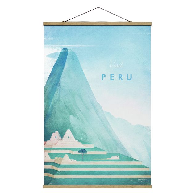 Billeder kunsttryk Travel Poster - Peru