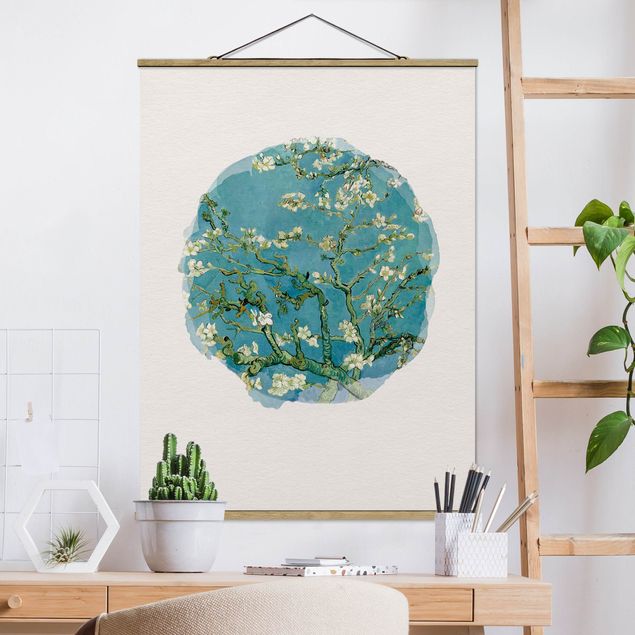 Kunst stilarter impressionisme WaterColours - Vincent Van Gogh - Almond Blossom