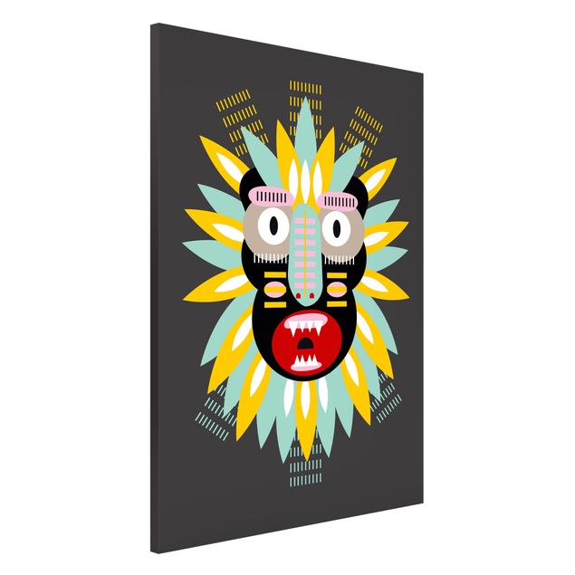 Børneværelse deco Collage Ethnic Mask - King Kong