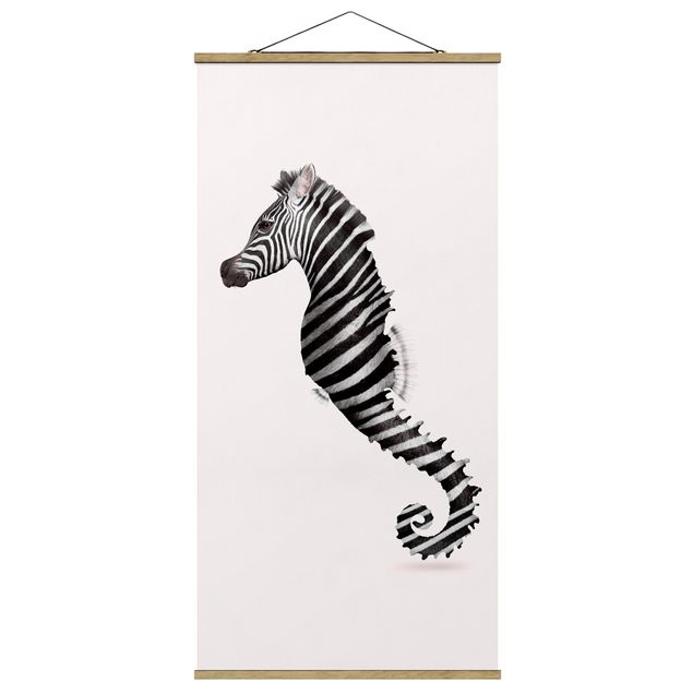 Billeder zebraer Seahorse With Zebra Stripes