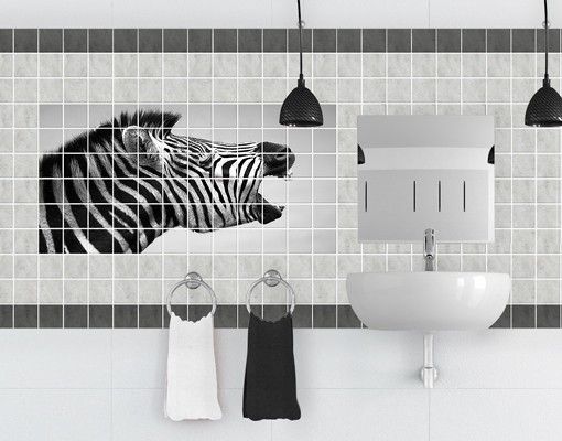køkken dekorationer Roaring Zebra ll