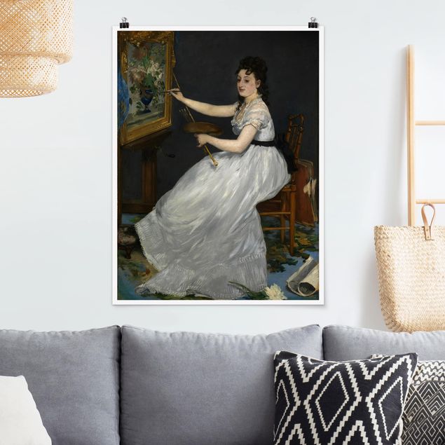 Kunst stilarter impressionisme Edouard Manet - Eva Gonzalès
