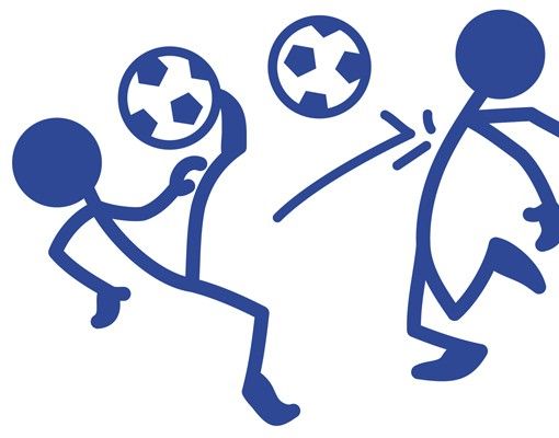 Wallstickers sport No.RS99 Stick Figures Soccer