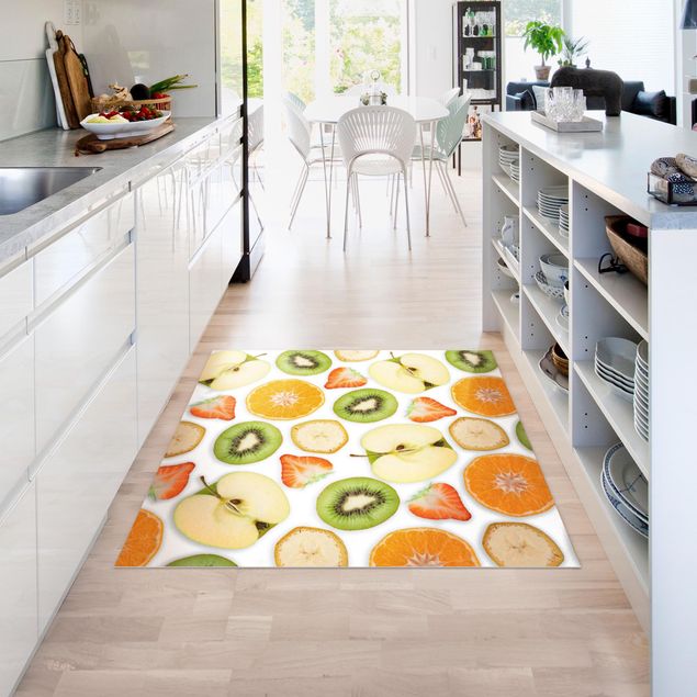 moderne gulvtæppe Colourful Fruit Mix