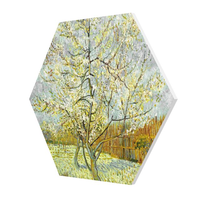 Billeder træer Vincent van Gogh - Flowering Peach Tree