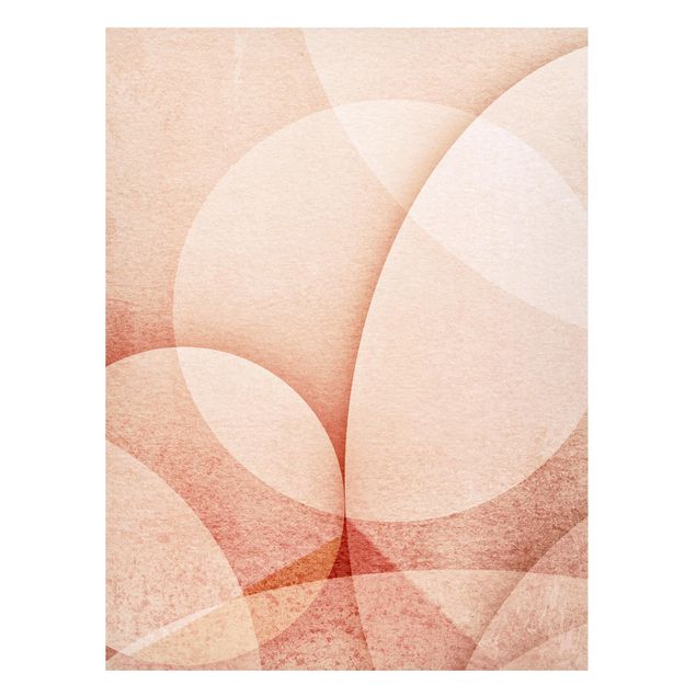Billeder mønstre Abstract Graphics In Peach-Colour
