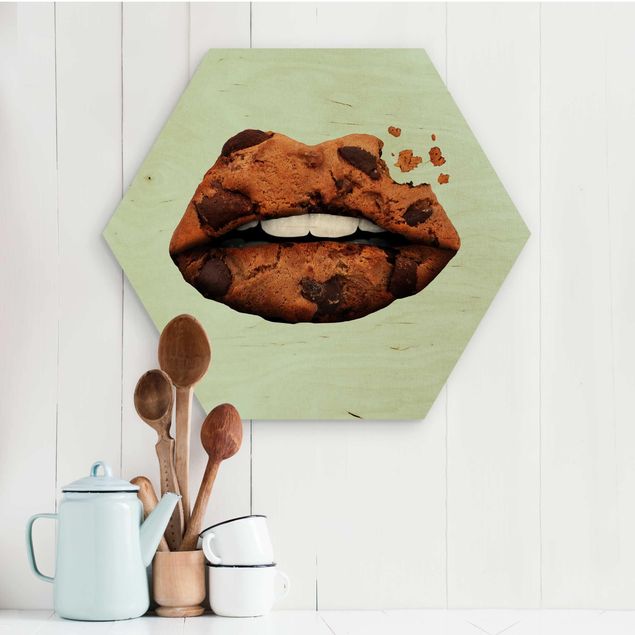 køkken dekorationer Lips With Biscuit
