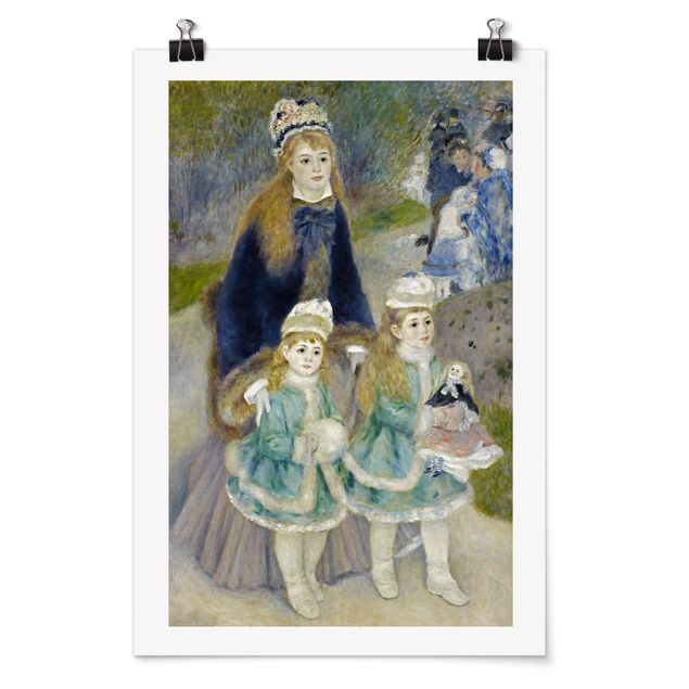 Plakater kunsttryk Auguste Renoir - Mother and Children (The Walk)