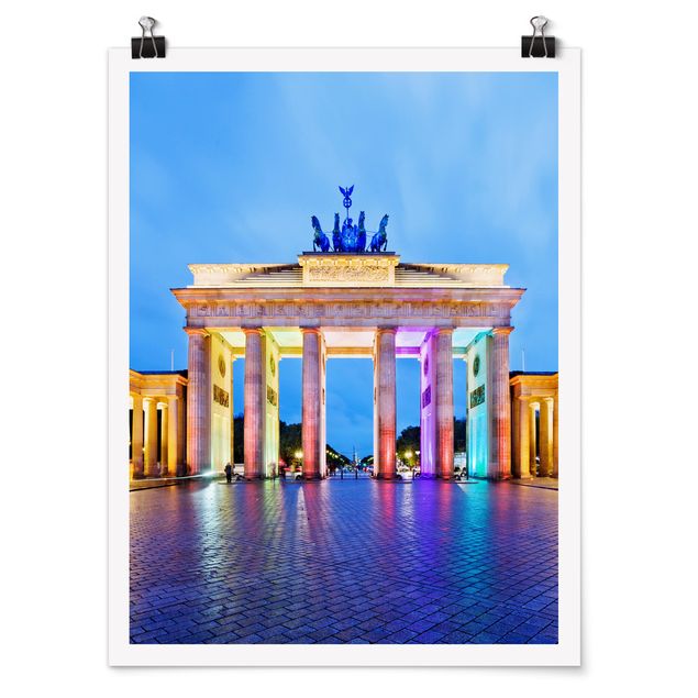 3D billeder Illuminated Brandenburg Gate