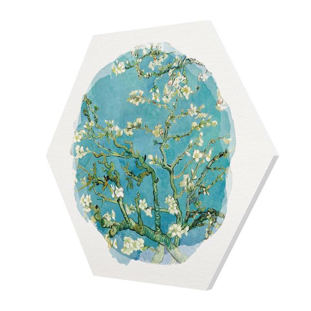 Billeder kunsttryk WaterColours - Vincent Van Gogh - Almond Blossom