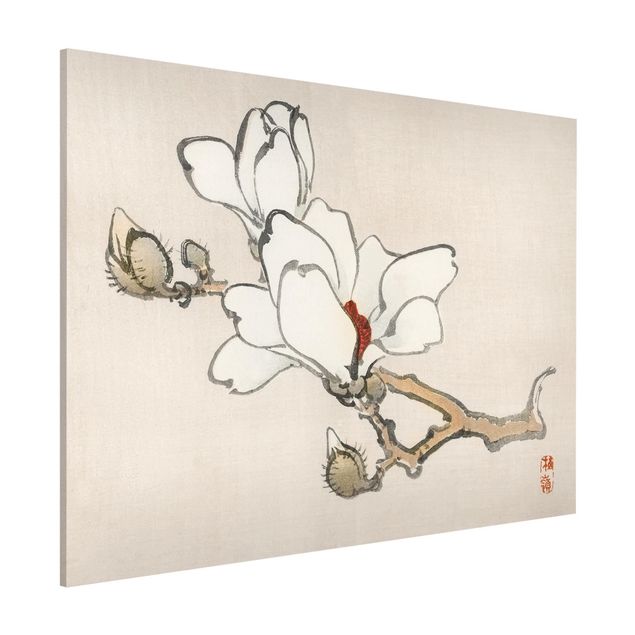 køkken dekorationer Asian Vintage Drawing White Magnolia