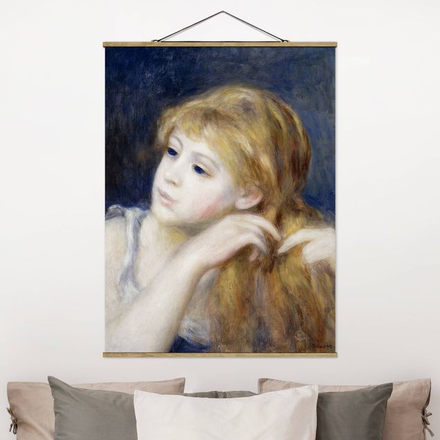 køkken dekorationer Auguste Renoir - Head of a Young Woman