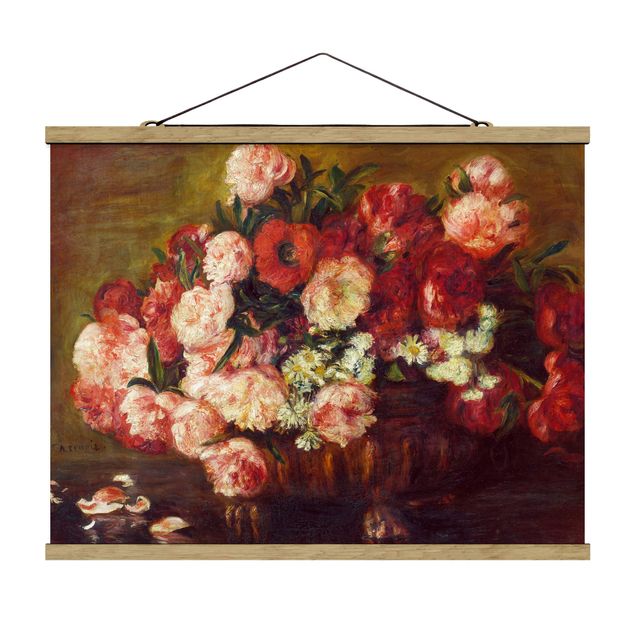 Billeder blomster Auguste Renoir - Still Life With Peonies