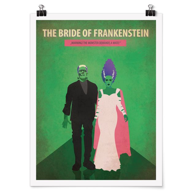 Billeder portræt Film Poster The Bride Of Frankenstein