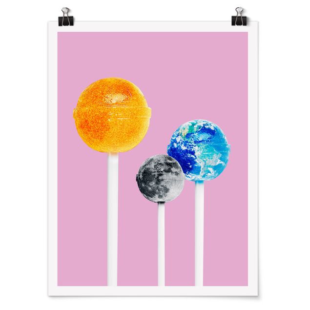 Billeder moderne Lollipops With Planets